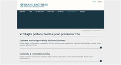 Desktop Screenshot of marketingovy-vyzkum.cz